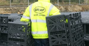 Installing a Graf stormwater attenuation tank