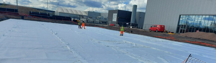 Stormwater attenuation EcoBloc system for BMW