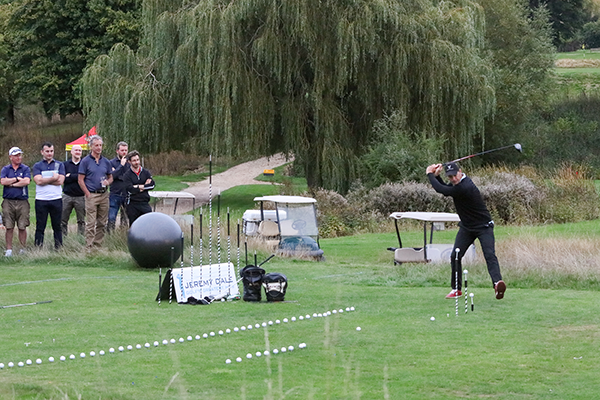 Jeremy Dale at Feldon Valley Golf Club, Brailes, Oxfordshire. 