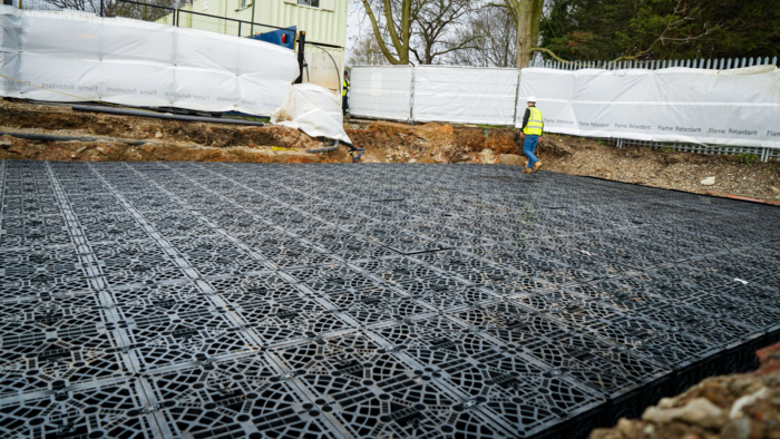 Rainbloc stormwater attenuation tank